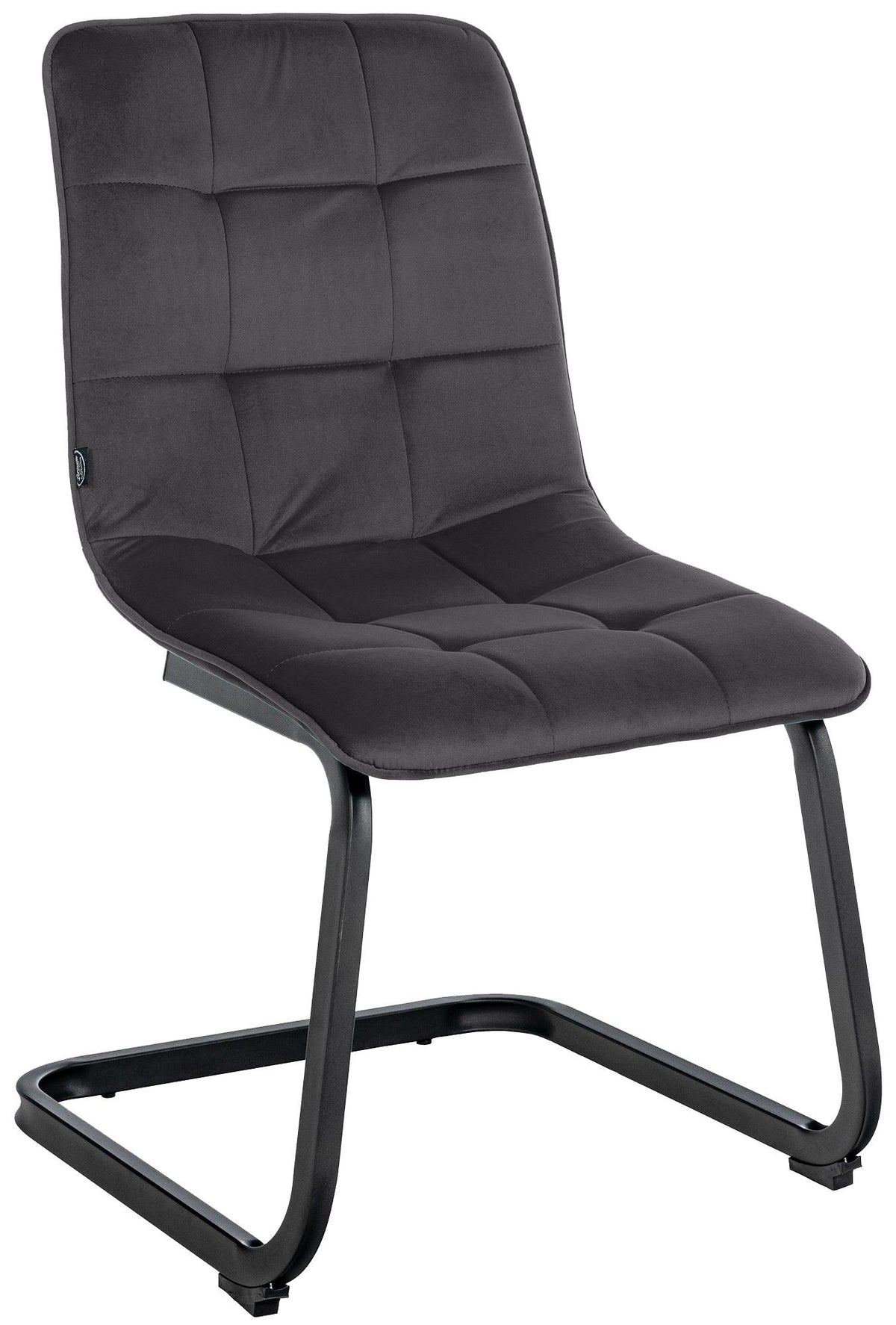 Eetkamerstoel Vermont Velvet zwart schwarz