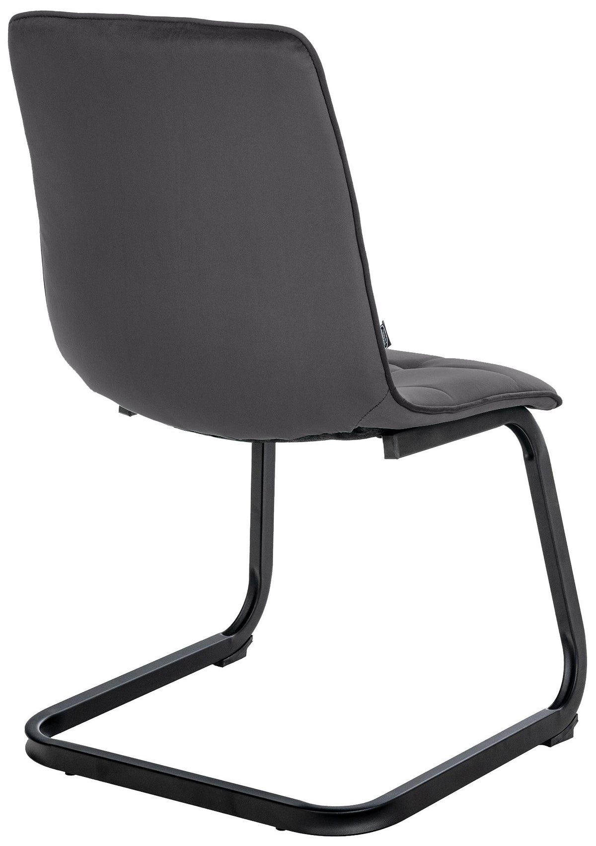 Eetkamerstoel Vermont Velvet zwart schwarz