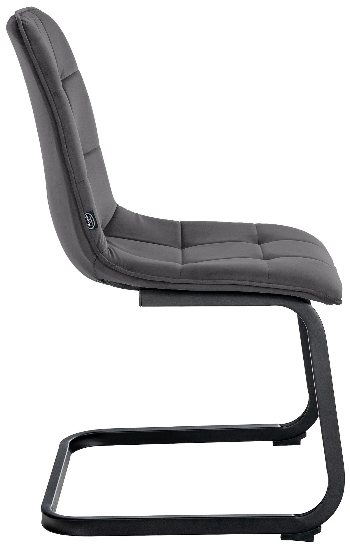 Eetkamerstoel Vermont Velvet zwart schwarz
