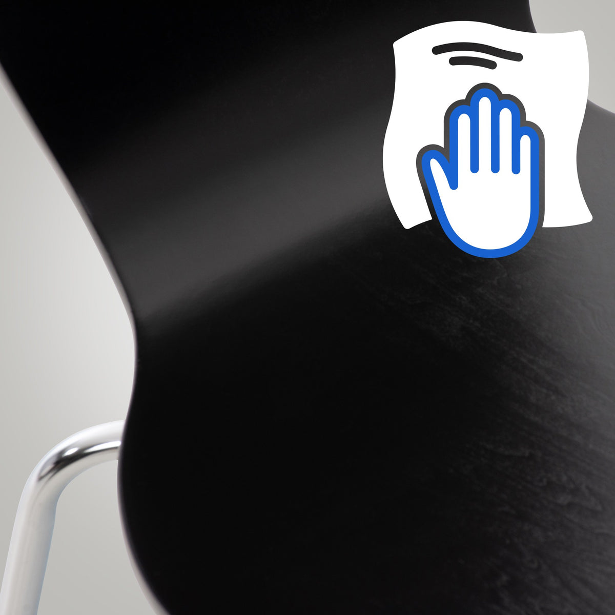 Bezoekersstoel Calisto zwart schwarz