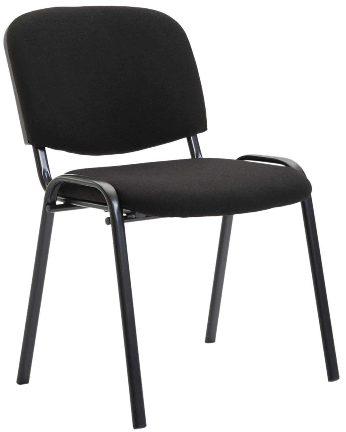 Bezoekersstoel Ken Stof zwart schwarz