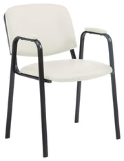 Stapelstoel Ken Pro Kunstleer creme creme