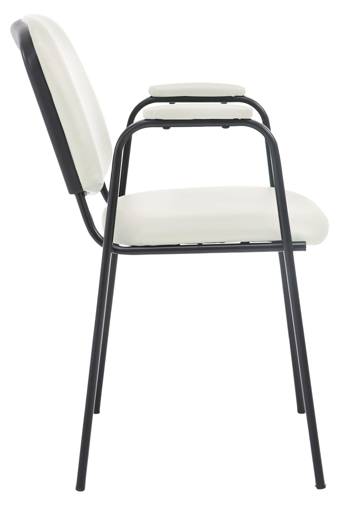 Stapelstoel Ken Pro Kunstleer creme creme