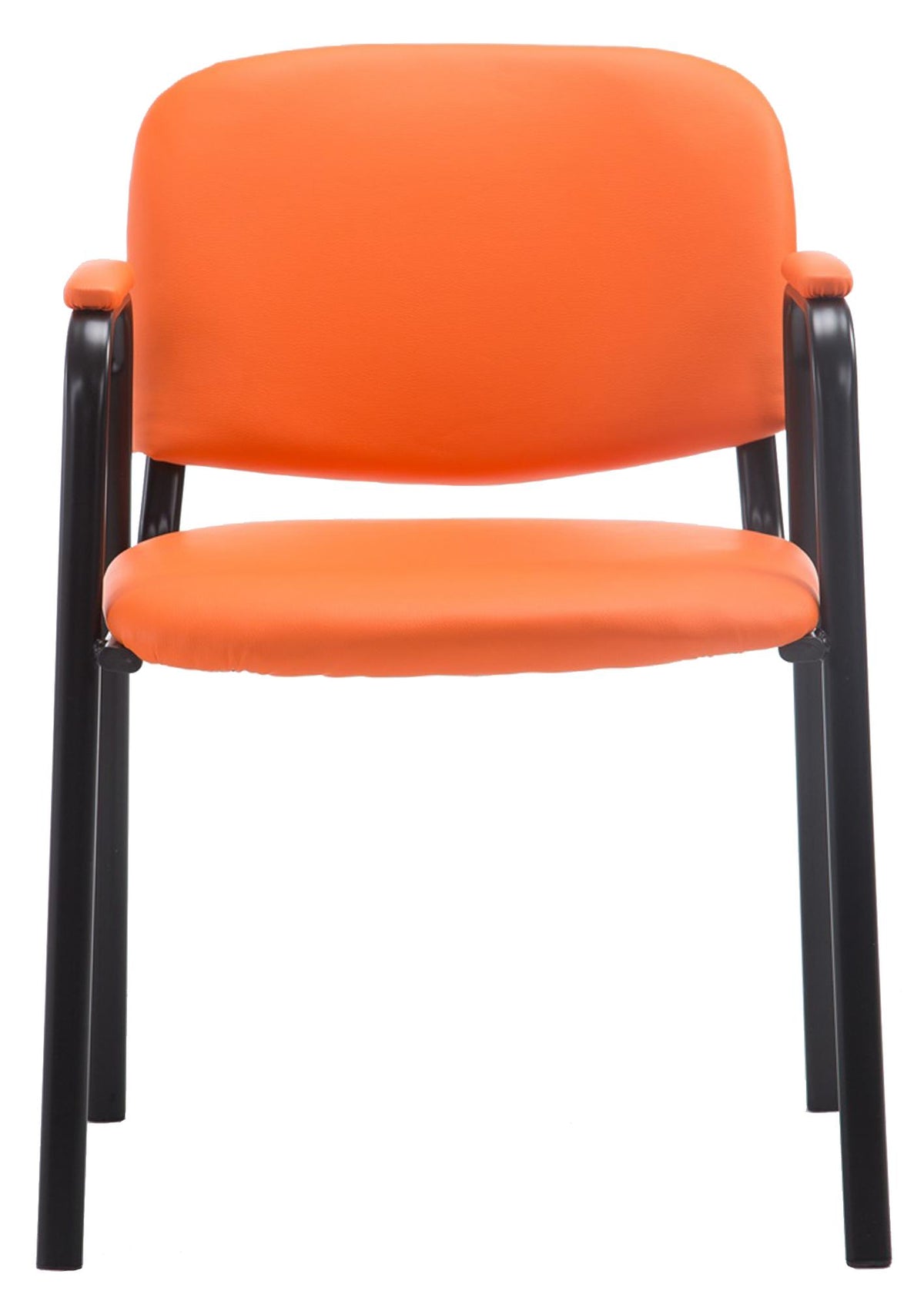 Stapelstoel Ken Pro Kunstleer oranje orange