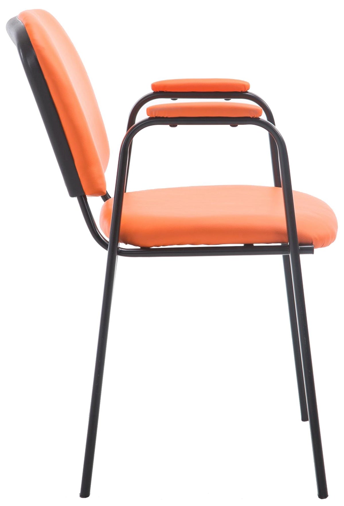 Stapelstoel Ken Pro Kunstleer oranje orange