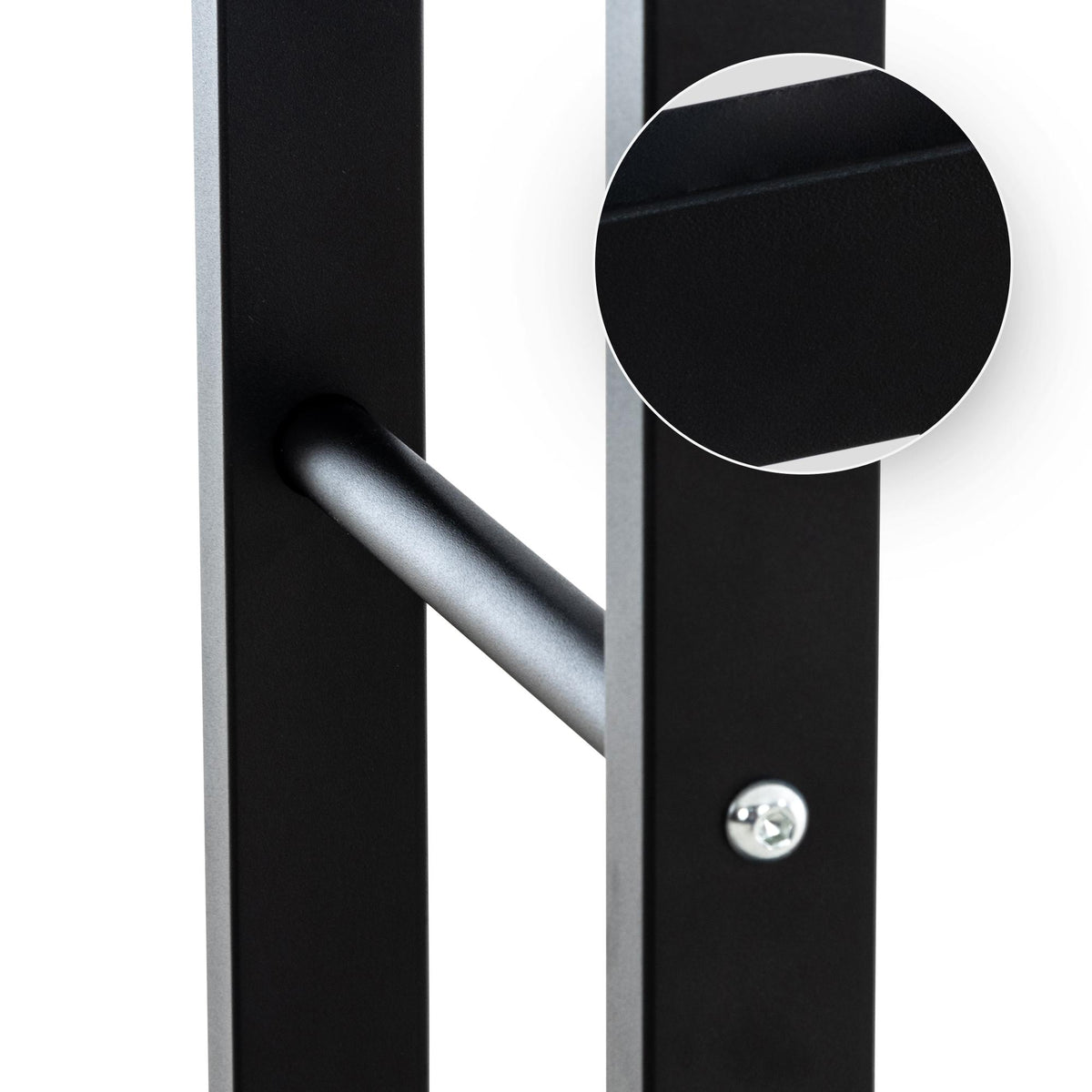 Brandhoutrek Keri zwart,25x60x125 cm schwarz