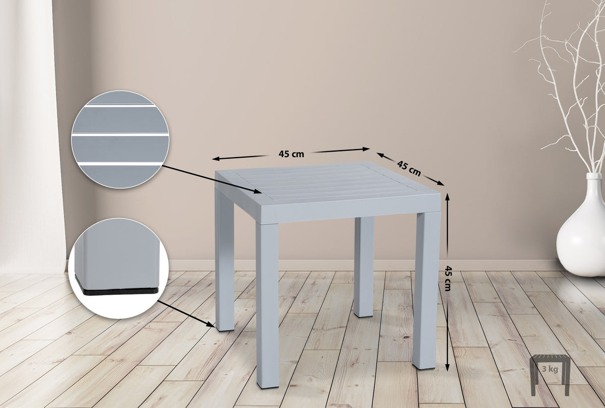 Bijzettafel Ocean grijs grau