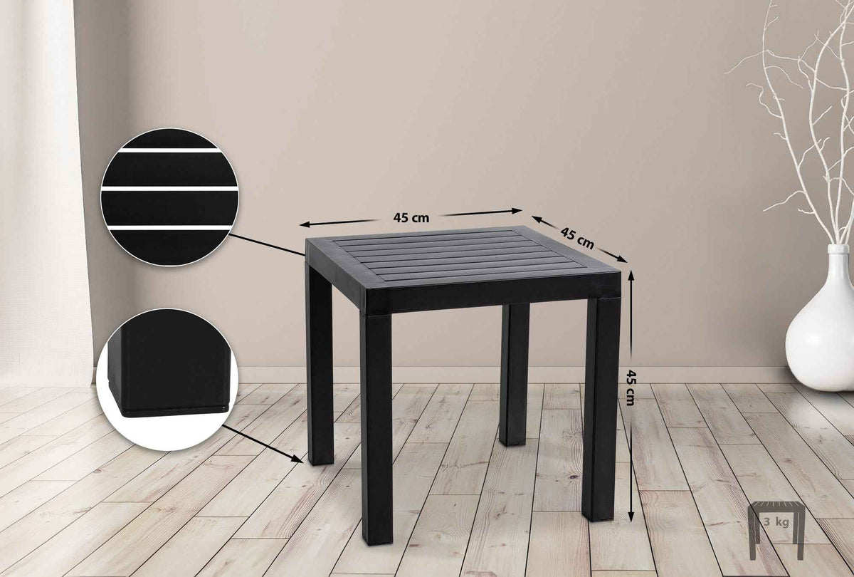 Bijzettafel Ocean zwart schwarz