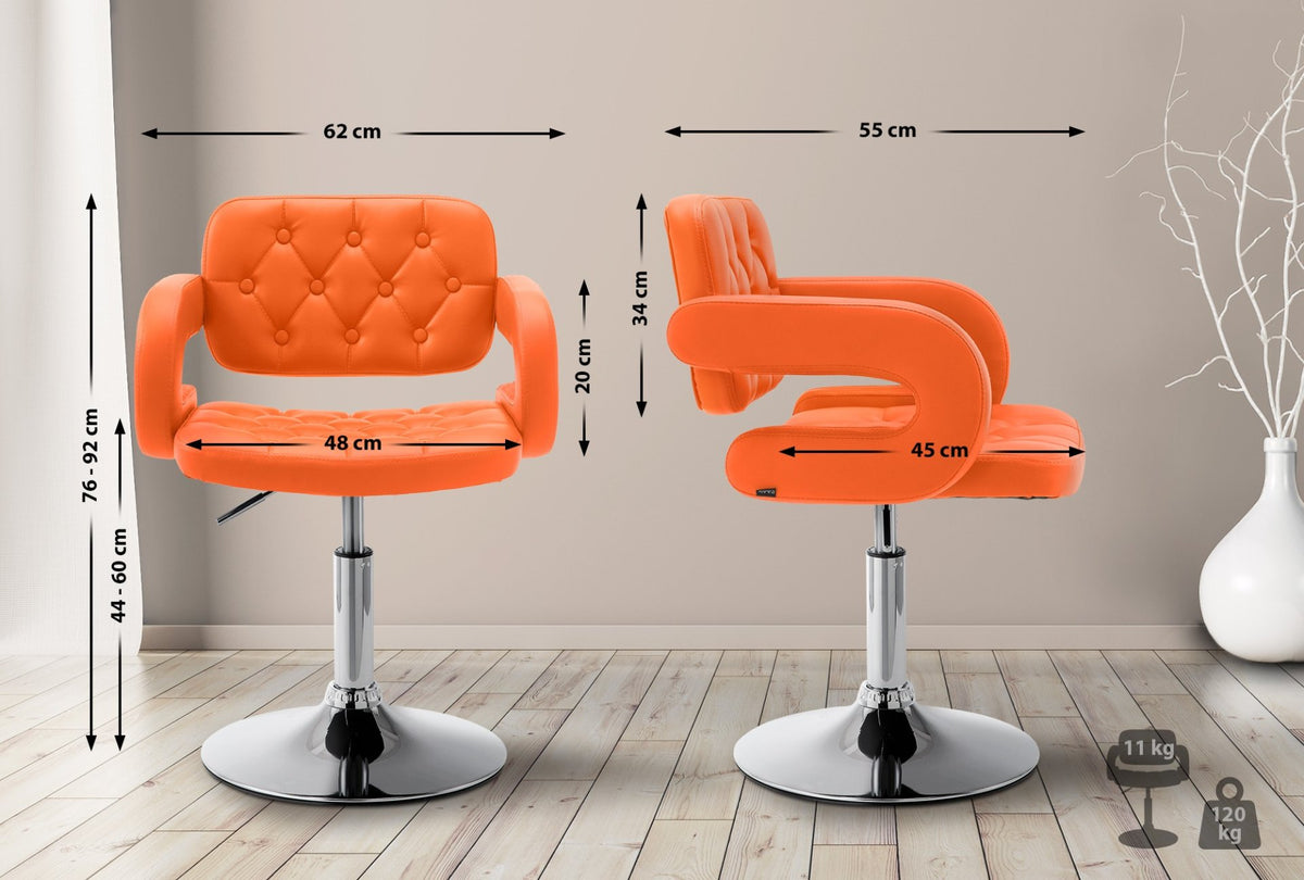 Lounger Dublin Kunstleer oranje orange