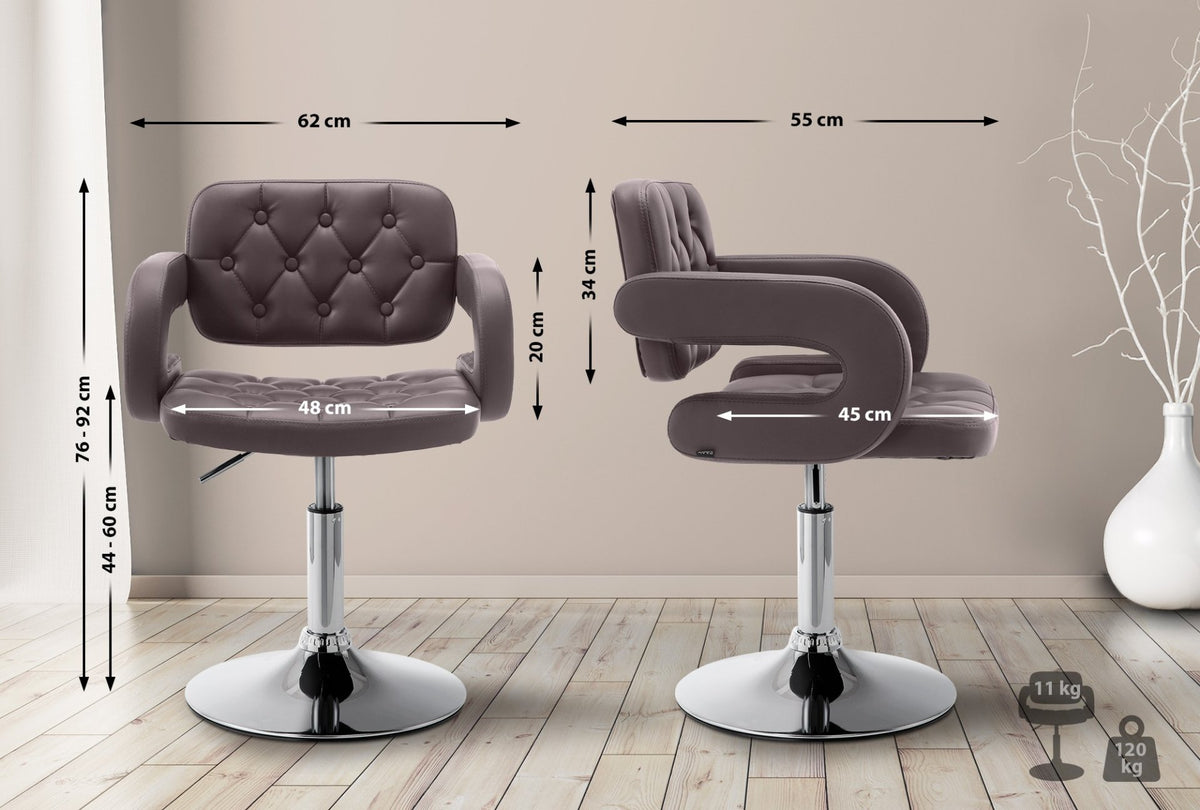 Lounger Dublin Kunstleer bruin braun
