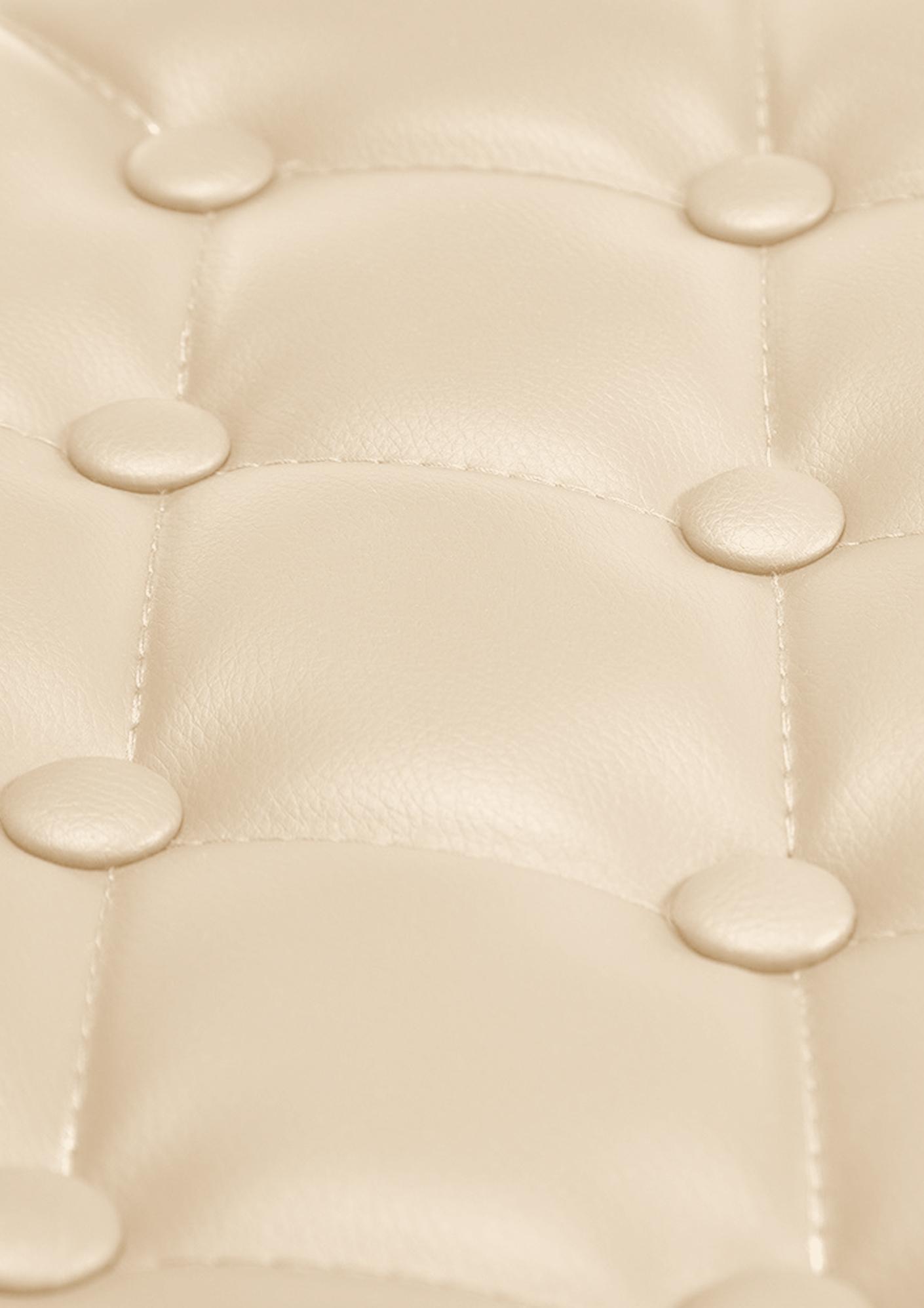 Barkruk Dublin creme,chroom creme