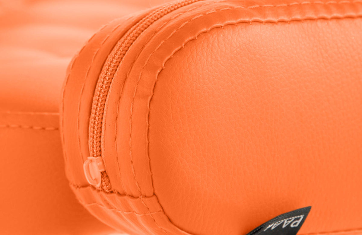 Barkruk Dublin oranje,chroom orange