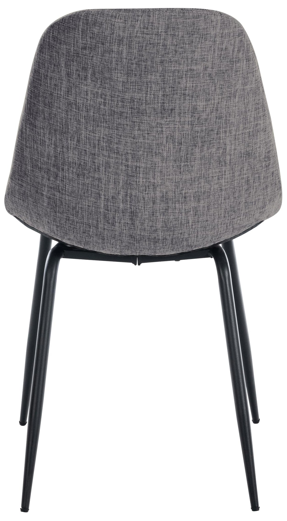 Set van 2 Eetkamerstoelen Tom licht grijs,Stof hellgrau