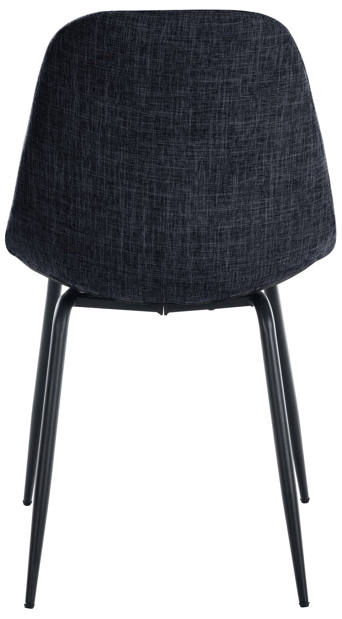Set van 2 Eetkamerstoelen Tom zwart,Stof schwarz