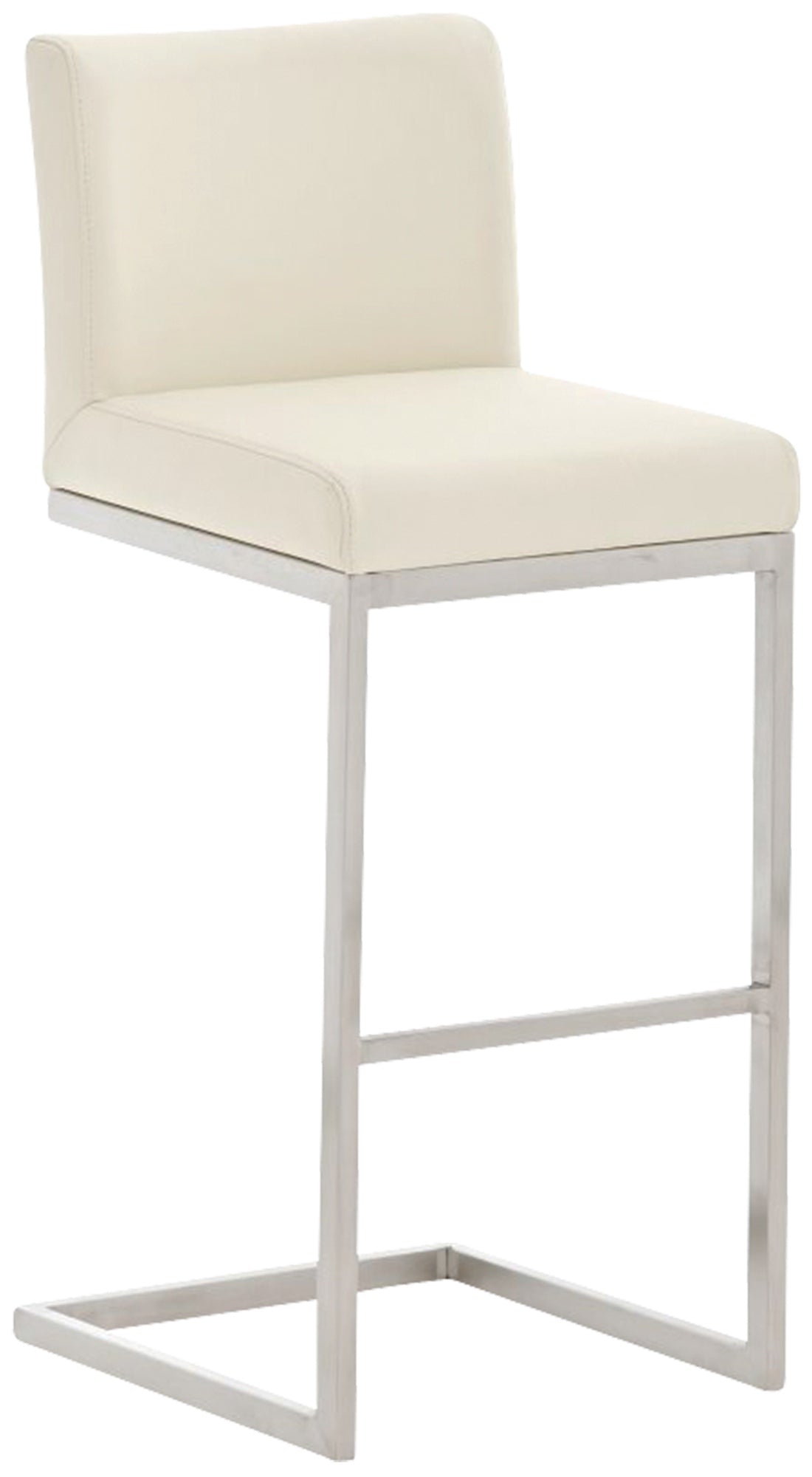 Barkruk Paros Kunstleer creme creme
