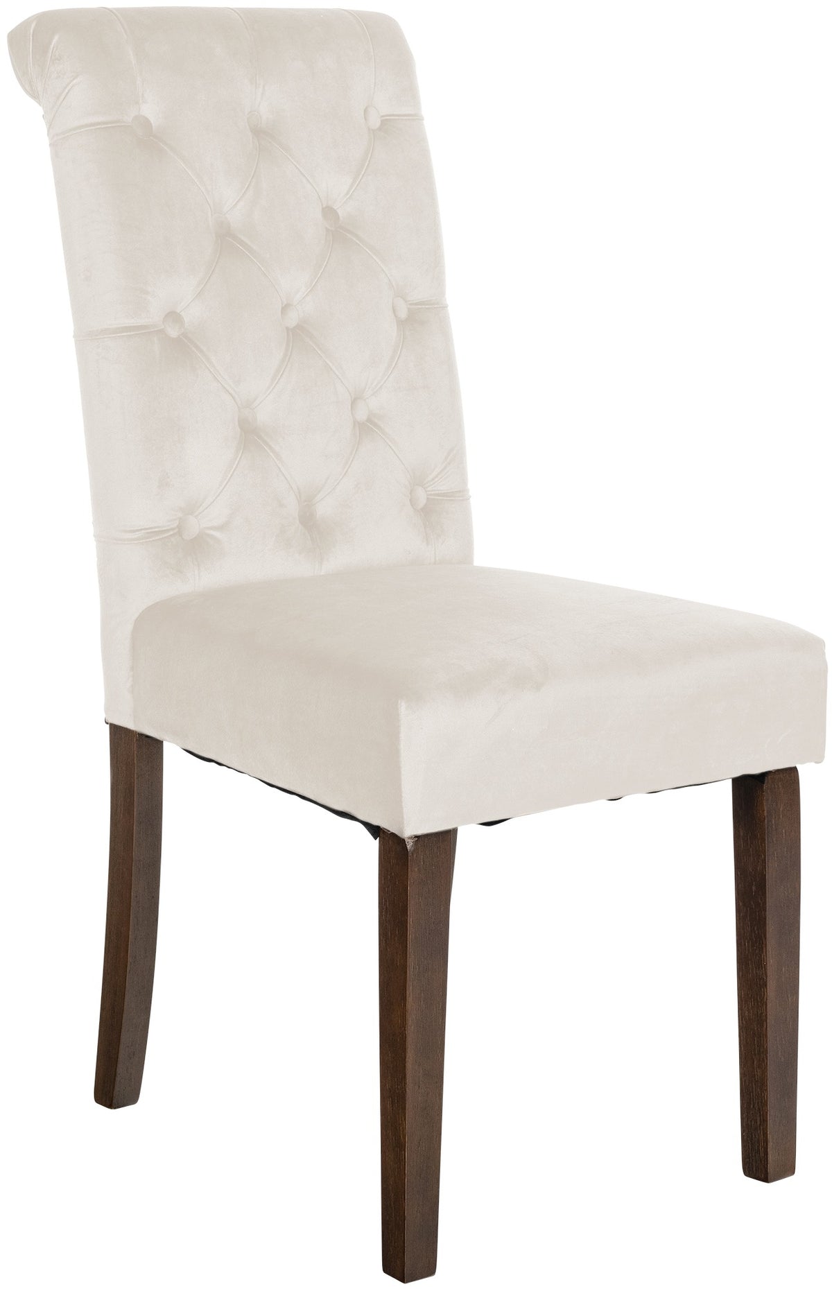 Eetkamerstoel Lisburn creme,Fluweel creme