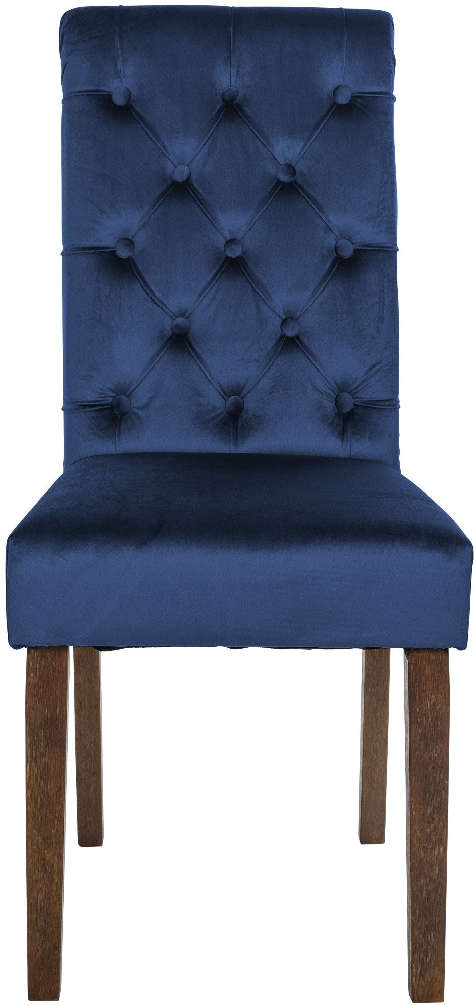 Eetkamerstoel Lisburn blauw,Fluweel blau