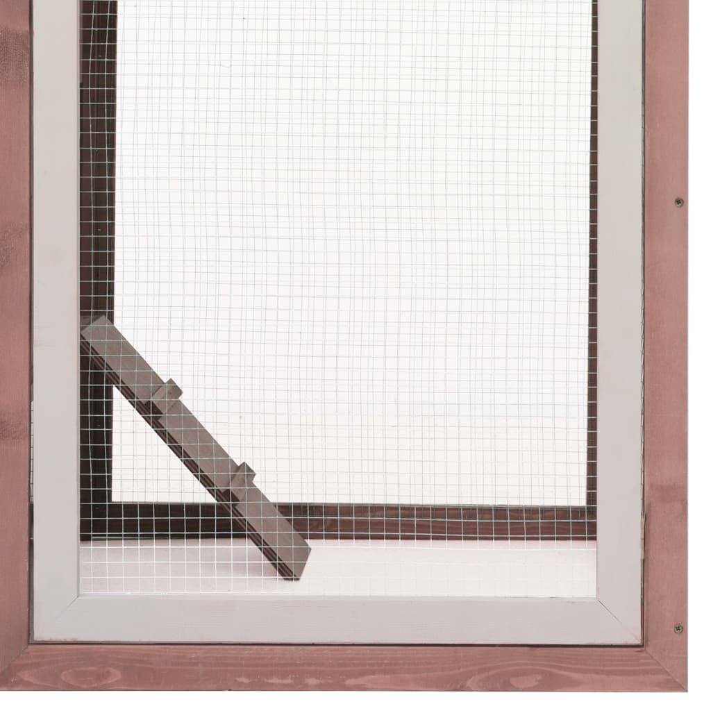 vidaXL Kippenhok 170x81x110 cm massief grenen- en vurenhout - Aashly