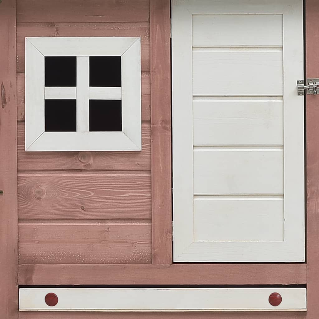 vidaXL Kippenhok 170x81x110 cm massief grenen- en vurenhout - Aashly