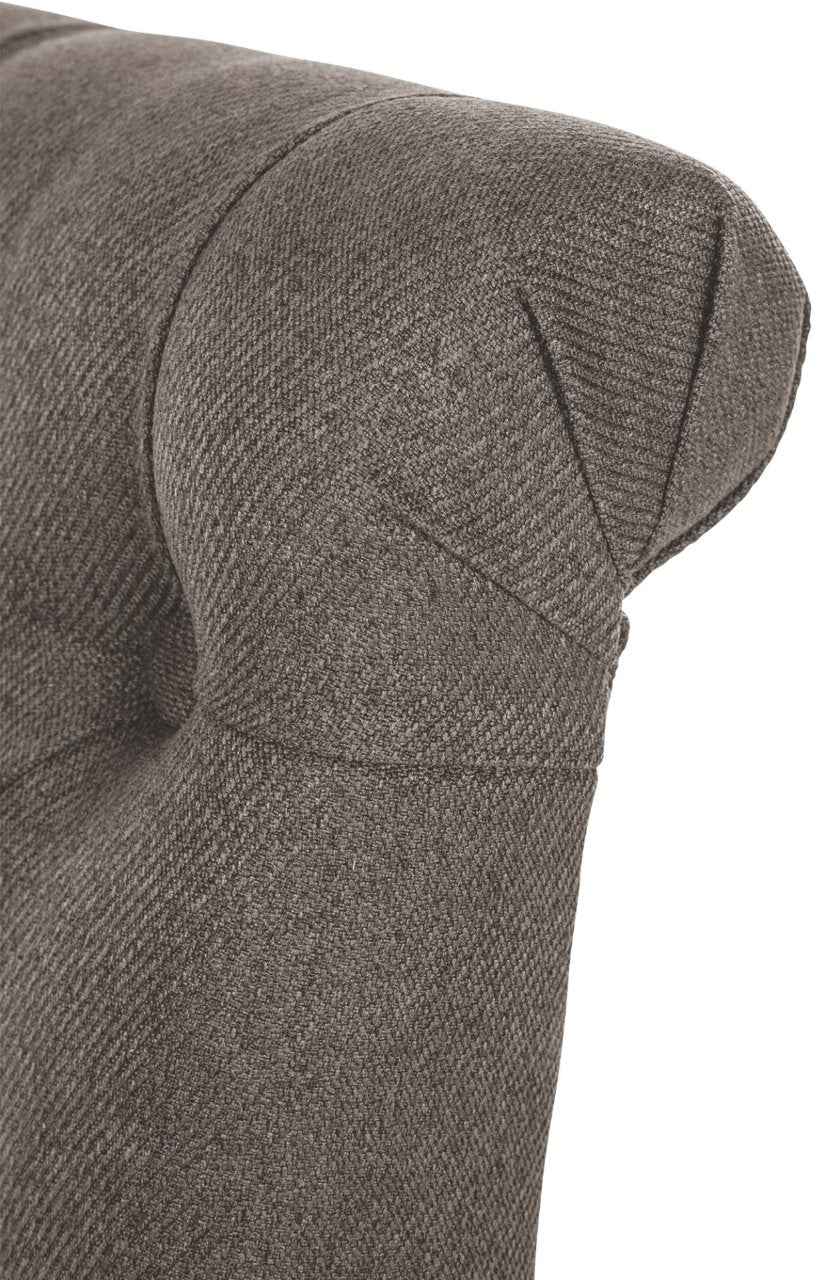 Set van 2 Lisburn eetkamerstoelen taupe,Stof taupe