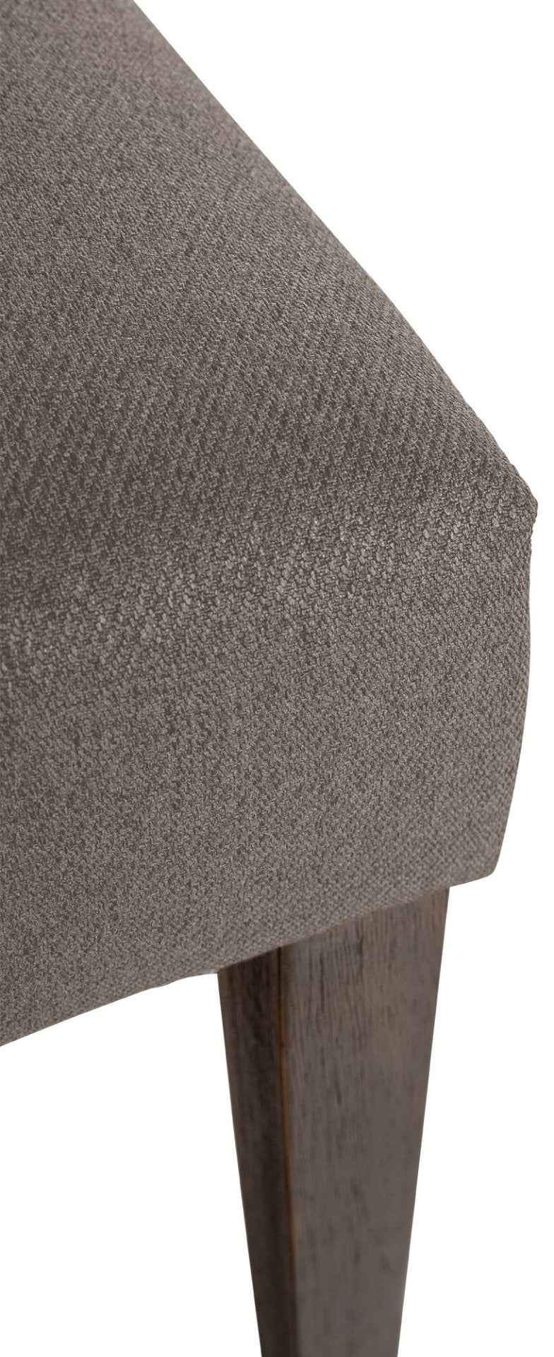 Set van 2 Lisburn eetkamerstoelen taupe,Stof taupe