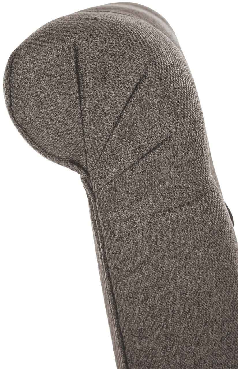 Set van 2 Lisburn eetkamerstoelen taupe,Stof taupe
