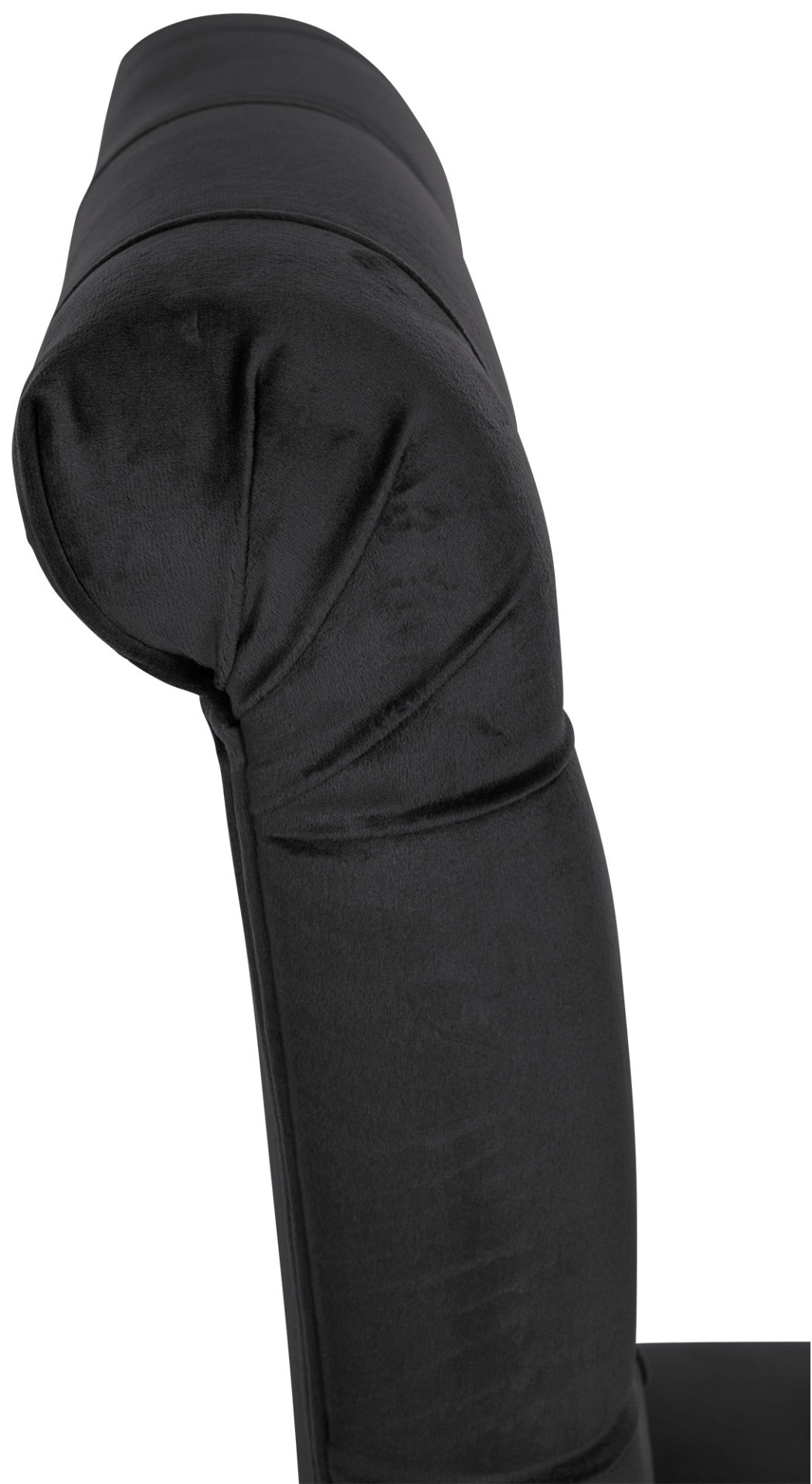 Set van 2 Lisburn eetkamerstoelen zwart,Fluweel schwarz