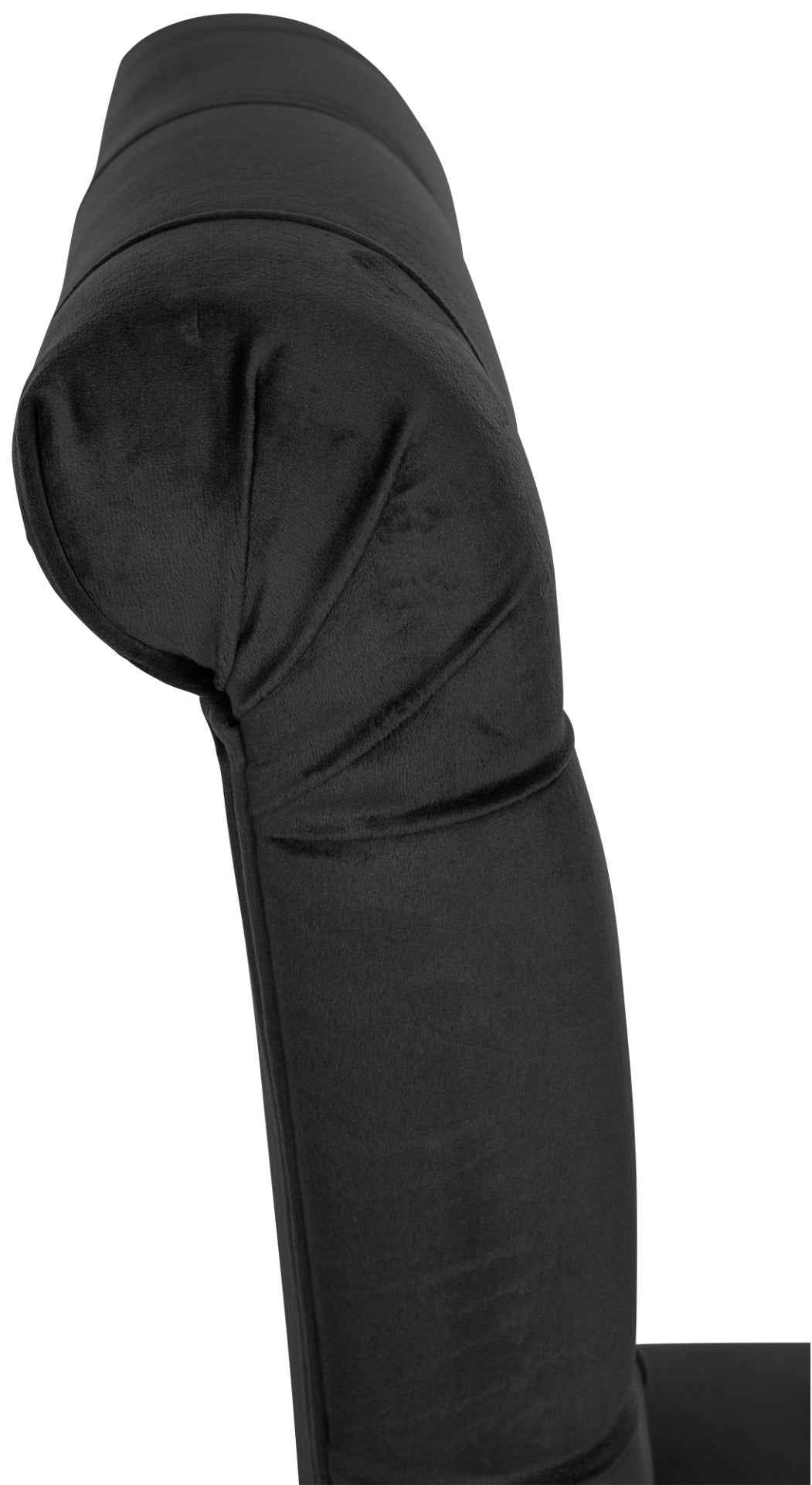 Set van 2 Lisburn eetkamerstoelen zwart,Fluweel schwarz