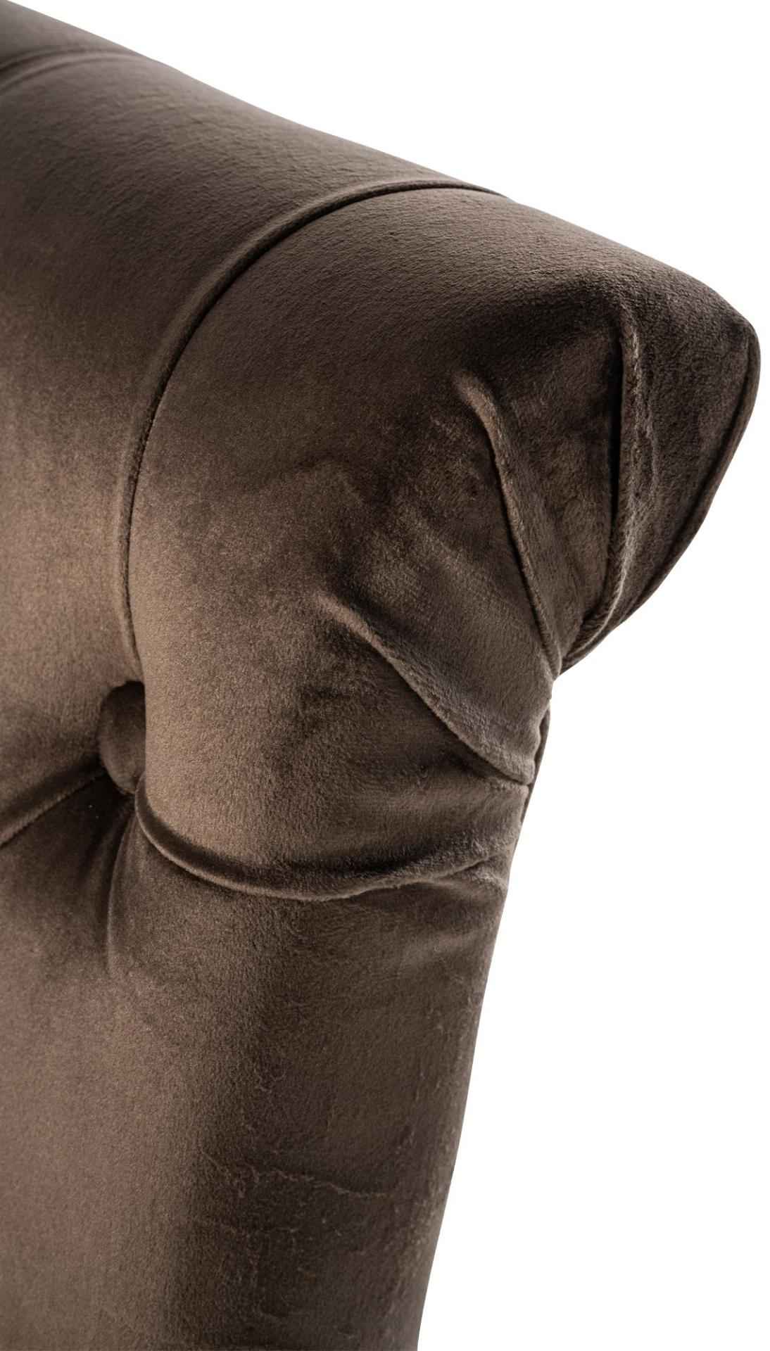 Set van 2 Lisburn eetkamerstoelen bruin,Fluweel braun