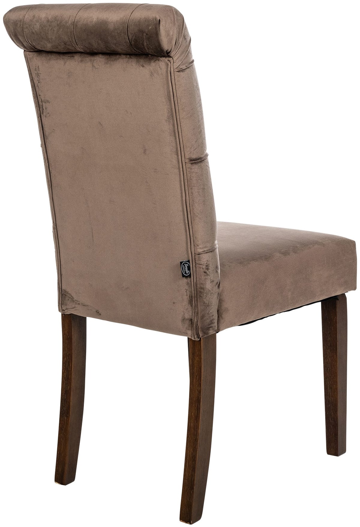 Set van 2 Lisburn eetkamerstoelen bruin,Fluweel braun