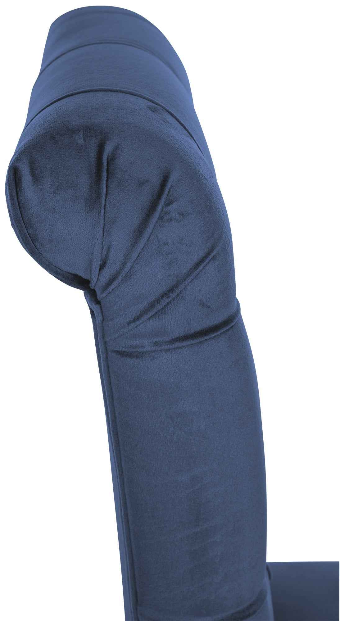 Set van 2 Lisburn eetkamerstoelen blauw,Fluweel blau