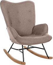 Schommelstoel Sanka Stof taupe taupe
