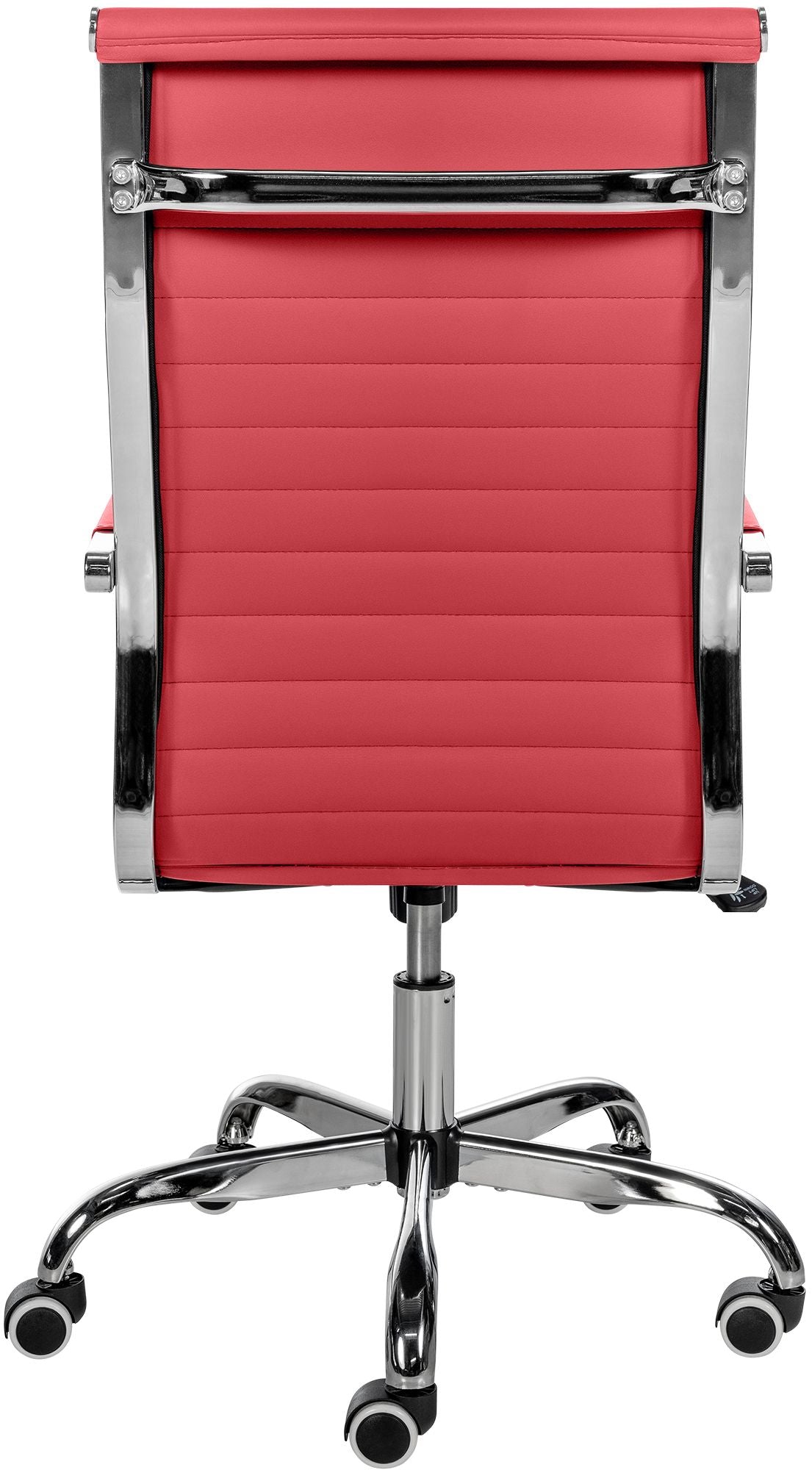 Bureaustoel Amadora kunstleer rood,Kunstleer rot