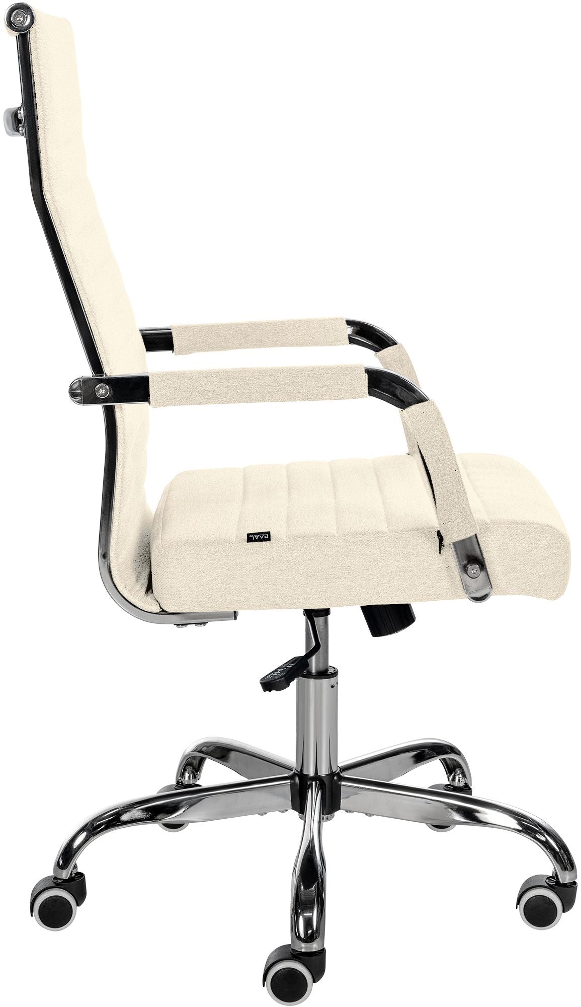 Bureaustoel Amadora kunstleer creme,Stof creme