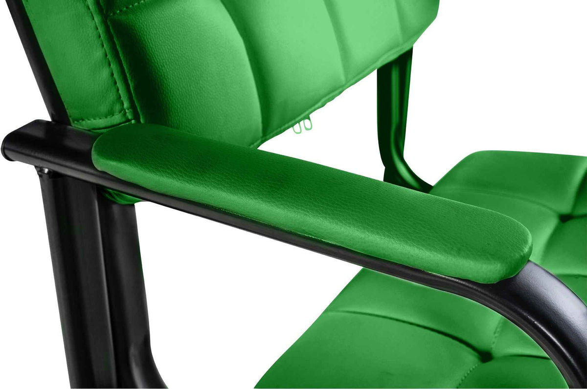 Bezoekersstoel Canada B Kunstleer groen grün