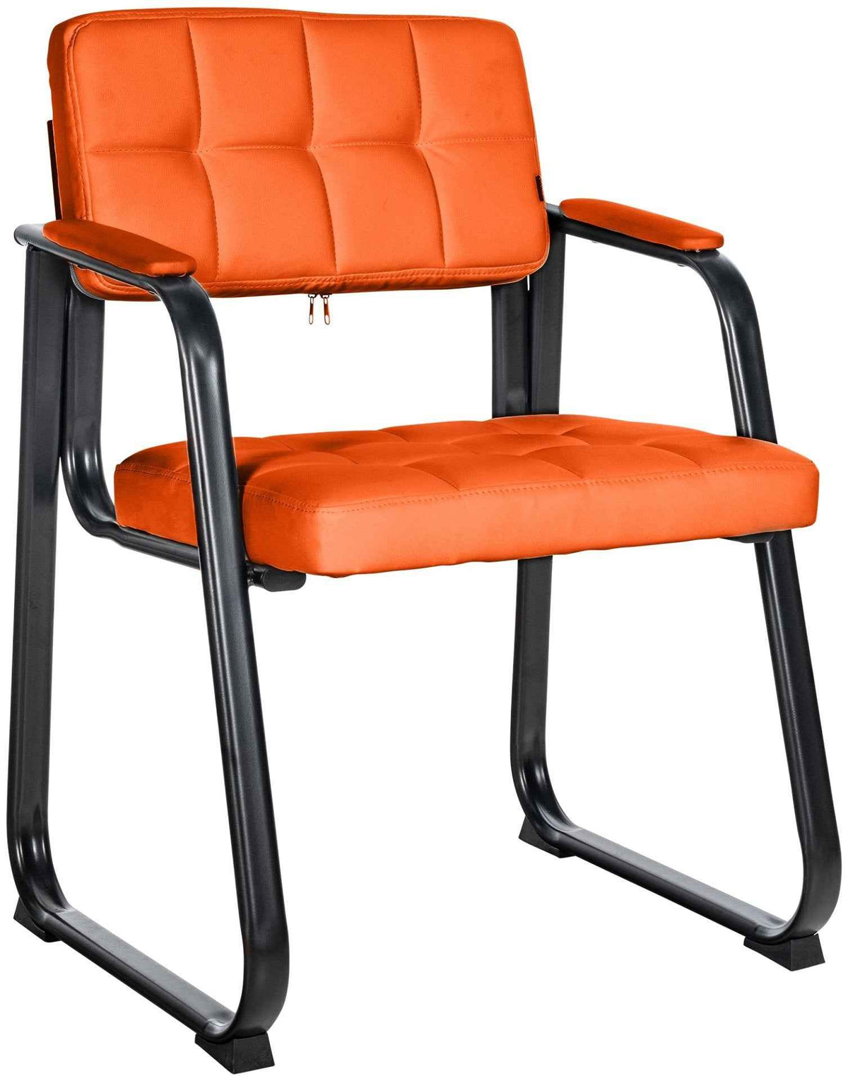 Bezoekersstoel Canada B Kunstleer oranje orange