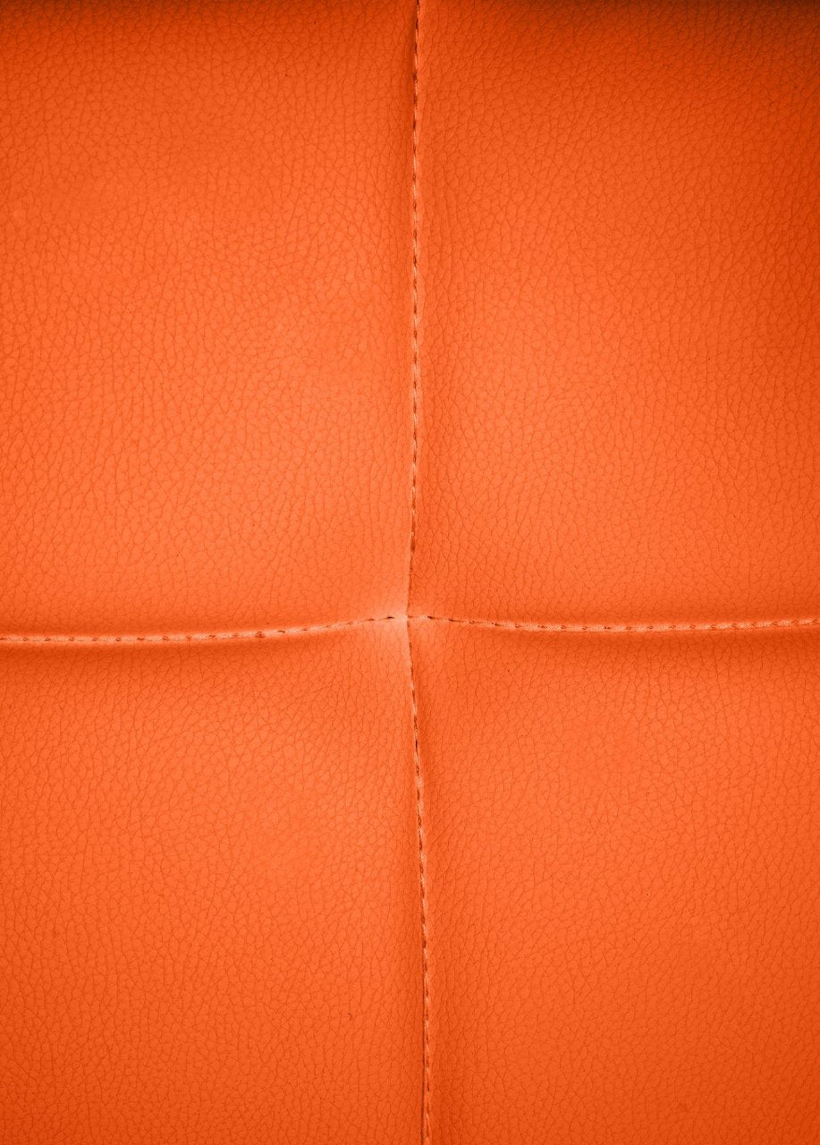 Bezoekersstoel Canada B Kunstleer oranje orange