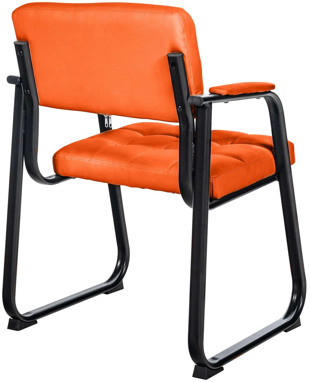 Bezoekersstoel Canada B Kunstleer oranje orange