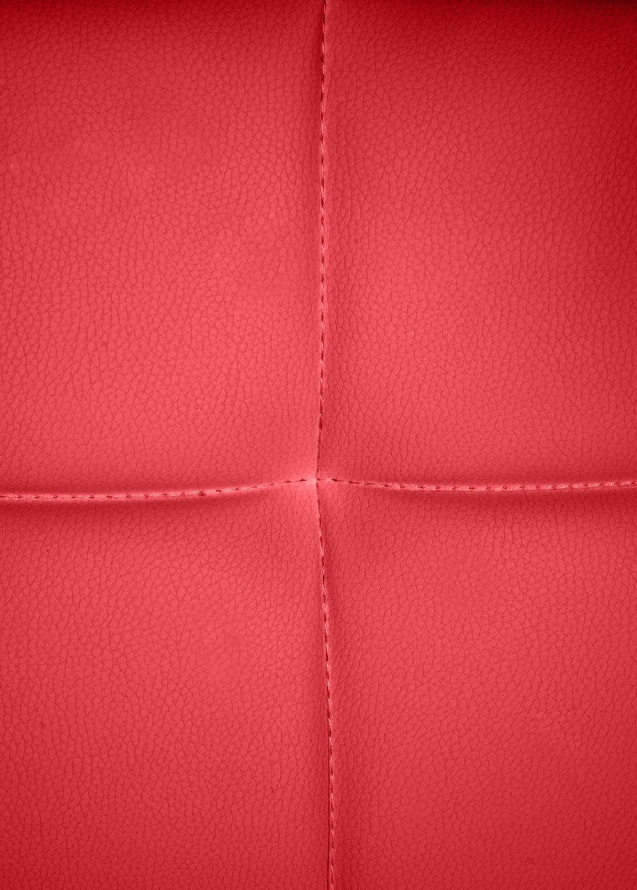 Bezoekersstoel Canada B Kunstleer rood rot