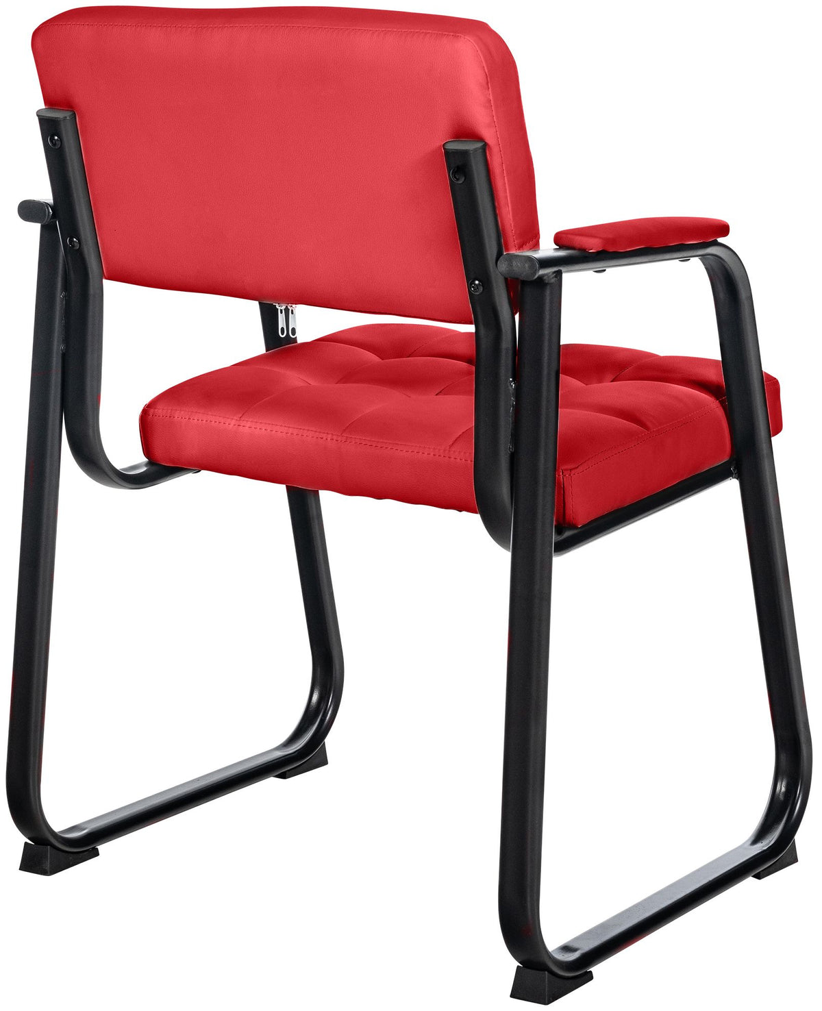 Bezoekersstoel Canada B Kunstleer rood rot
