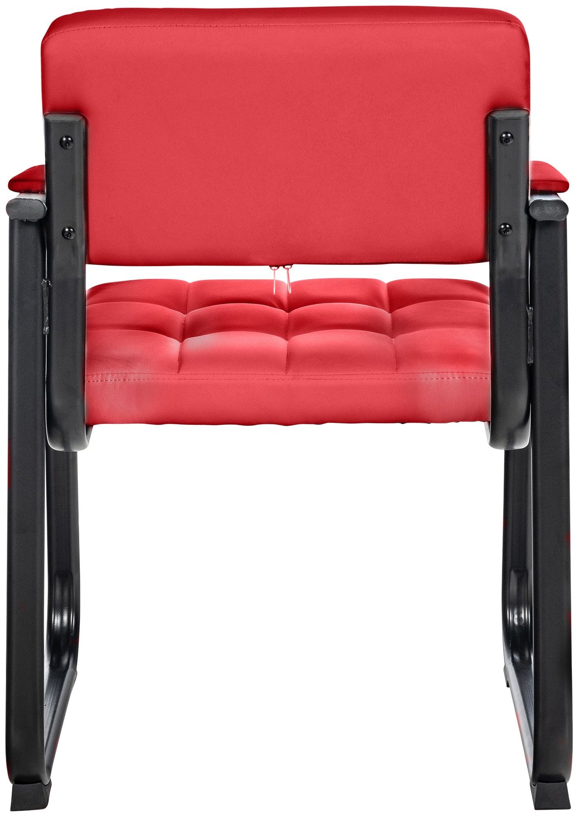Bezoekersstoel Canada B Kunstleer rood rot