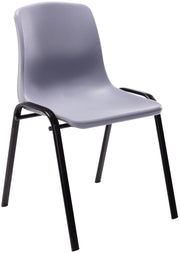 Stapelstoel Nowra kunststof grijs grau