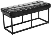 Bank Amun B zwart,100 cm schwarz
