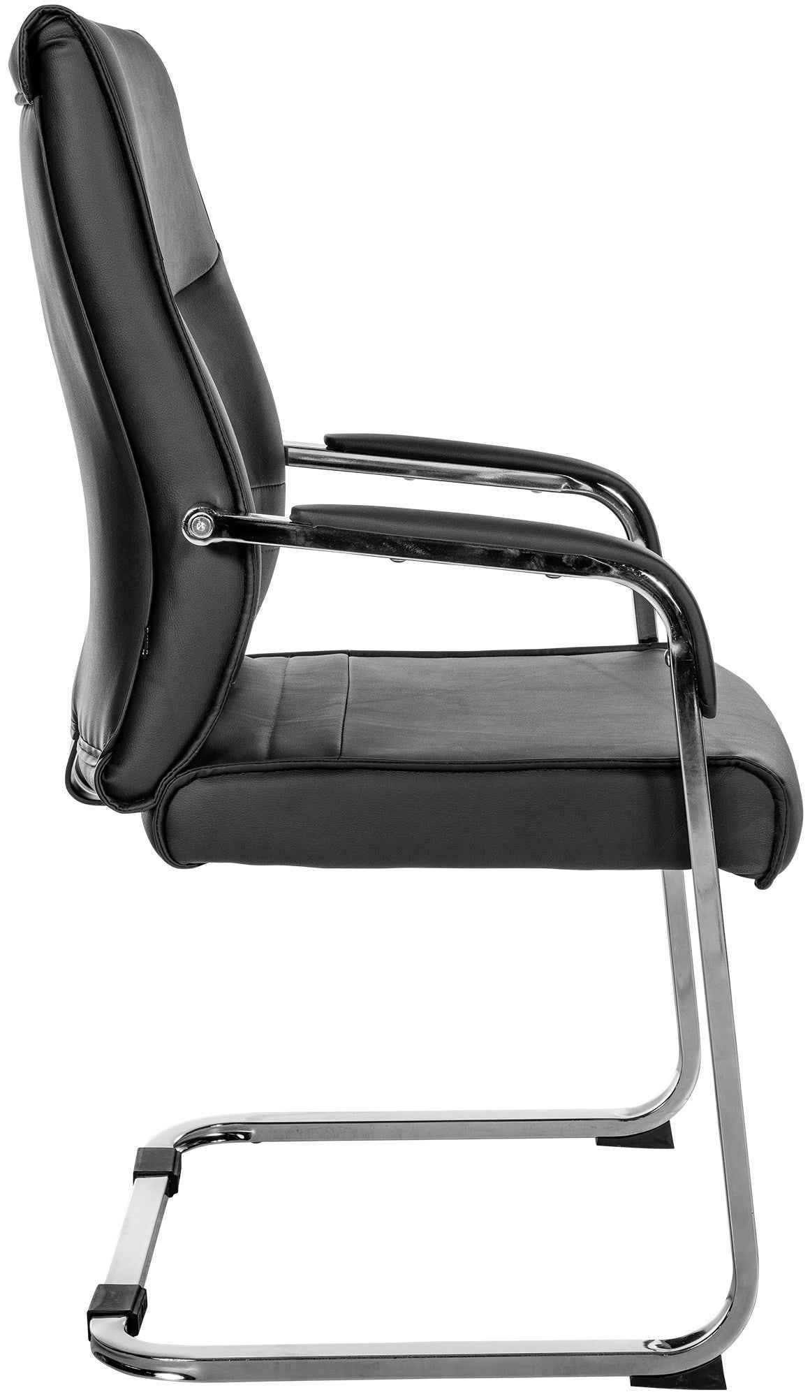 Besucherstuhl Hobart schwarz
