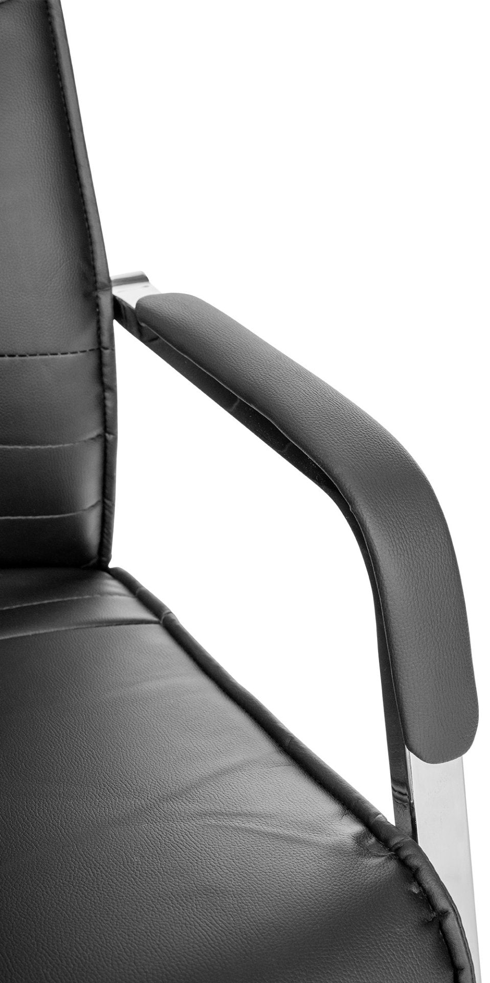 Besucherstuhl Hobart schwarz