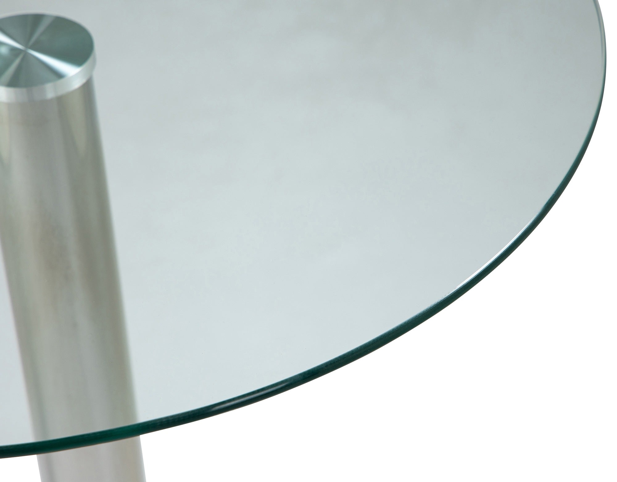 Glazen tafel 70 cm helder/glas klarglas