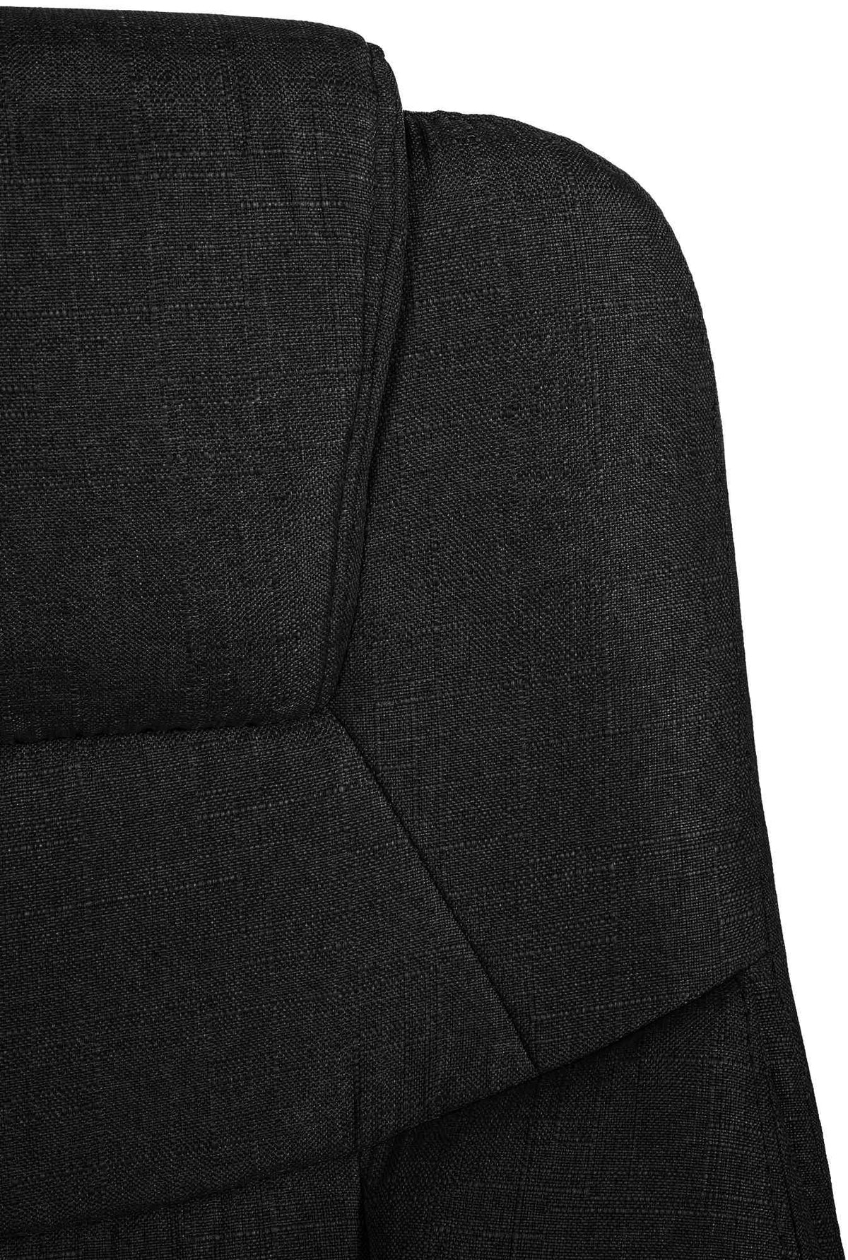 Bureaustoel XL Apoll Stof zwart schwarz