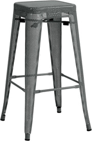 Barkruk Fletcher grijs grau