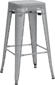 Barkruk Fletcher zilver silber