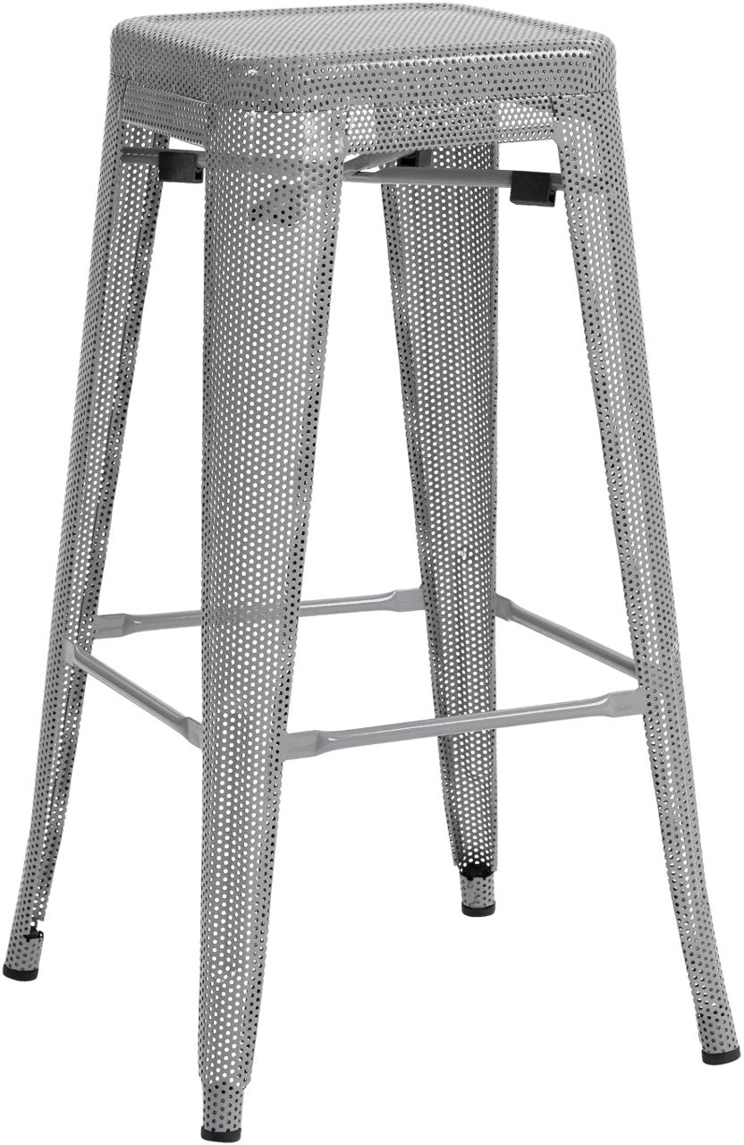 Barkruk Fletcher zilver silber